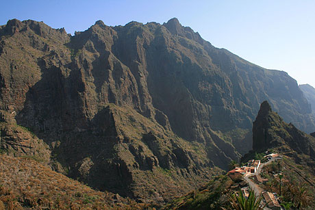 Masca felsen auf teneriffa foto