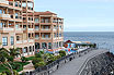 Gehweg Entlang Der Orte Und Hotels In Der Umgebung Von Atlantik Tenerife