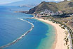 Weissen Sandstrand Und Das Tuerkisfarbene Wasser In Teneriffa