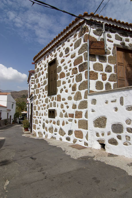 Typical traditional Canary islands house in Tenerife photo