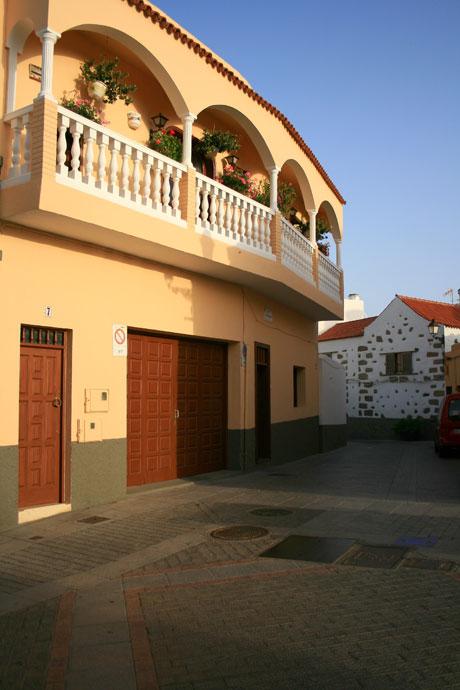 Villa porch in Tenerife Canary islands photo