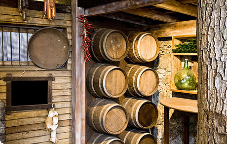 Wine cellar in the balcony house Tenerife Canary islands photo