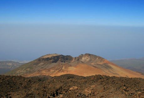 A pico viejo hegy vulkantolcsere tenerifeben foto