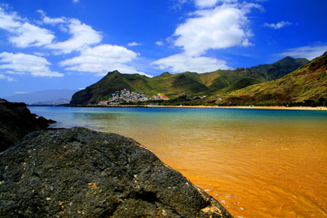 Il mare e la spiaggia san andreas tenerife foto