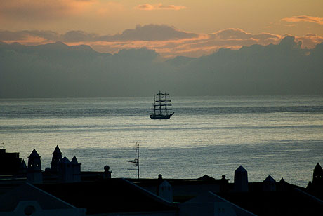 Nave a vela in tenerife nelle isole canarie foto