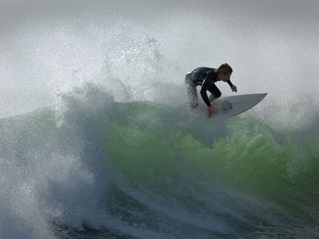 Surfing nel isola di tenerife foto