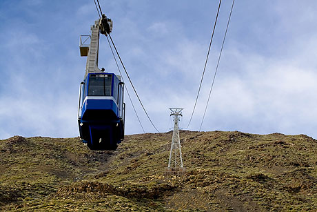 Telecabina sul monte teide di tenerife foto