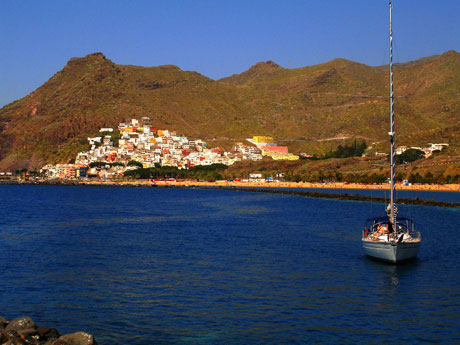 Yacht in san andreas tenerife foto